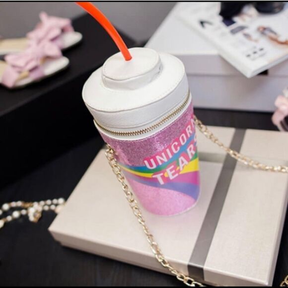 Unicorn Tears Drink Crossbody Bag/Purse - Picture 3 of 16